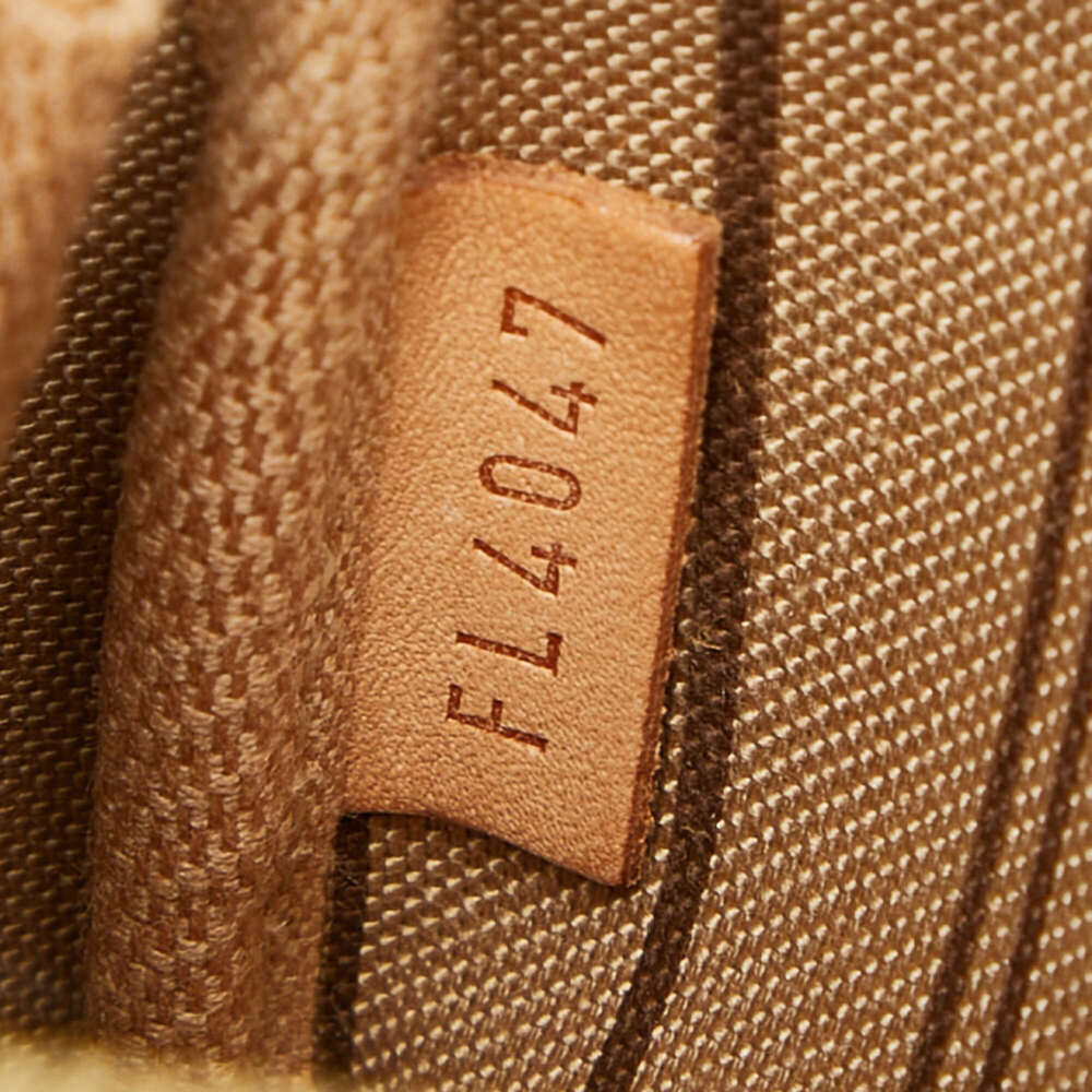 LOUIS VUITTON Brown Monogram Leather Pochette Pouch - Picture 10 of 11